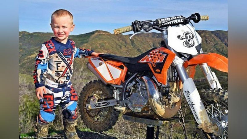 '4 YoShLI BOLA DUNYoDAGI ENG YoSh MOTOSIKLChILARDAN BIRIGA AYLANDI 'ning rasmi