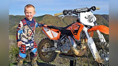 '4 YoShLI BOLA DUNYoDAGI ENG YoSh MOTOSIKLChILARDAN BIRIGA AYLANDI 'ning rasmi