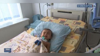 Изрображение 'МАЛЕНЬКОМУ АЗИЗБЕКУ, В ЧЬЕМ ТЕЛЕ НАШЛИ ИГОЛКИ,  ИСПОЛНИЛСЯ ГОДИК (ВИДЕО)'