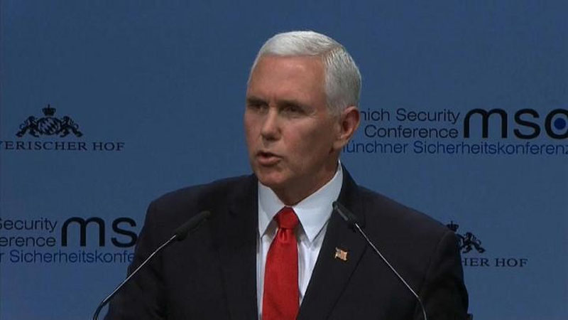 'AQSh vise-prezidenti Eron yadro bitimidan voz kechishi kerakligini ta`kidladi 'ning rasmi