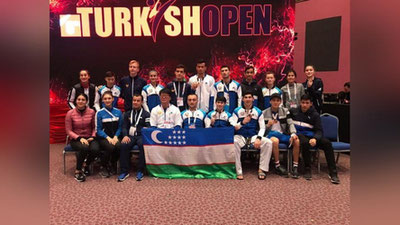 'Taekvondochilarimiz Turkiyadagi musobaqalarda 12 ta medalni qo`lga kiritishdi'ning rasmi