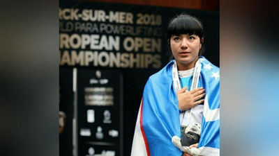 'Sportchimiz pauerlifting bo`yicha Evropa chempioni bo`ldi'ning rasmi