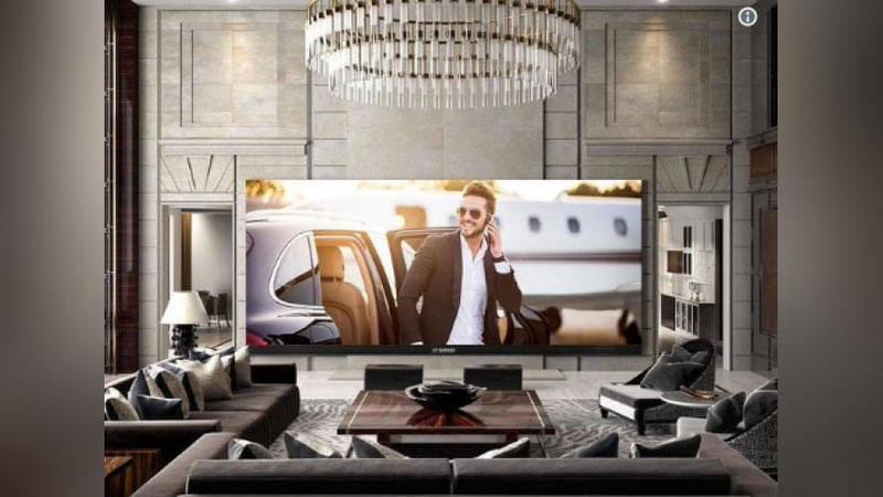 Изрображение 'ПРЕЗЕНТОВАН ГИГАНТСКИЙ ТЕЛЕВИЗОР ЗА ПОЛМИЛЛИОНА ДОЛЛАРОВ (ВИДЕО)'