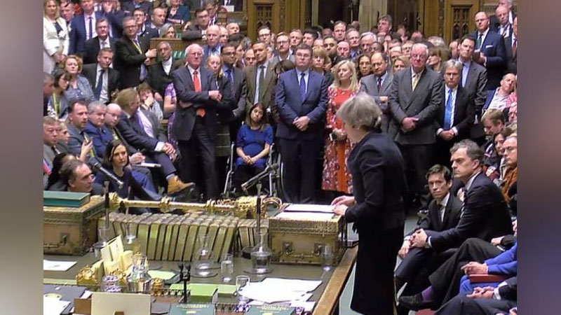 'Tereza Mey Shimoliy Irlandiyaga shaffof chegarani saqlab qolishga va`da berdi 'ning rasmi