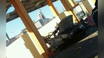 'TOShKENTDA AVTOMOBIL GAZ BALLONI PORTLAB KETDI'ning rasmi