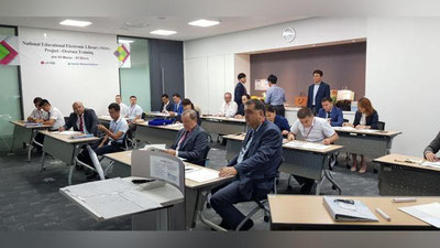 'O`zbekistonda umumta`lim elektron kutubxona loyihasini amalga oshirishda Janubiy Koreya tajribasi qo`llaniladi'ning rasmi