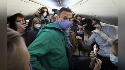 'Aleksey Navalniyga 15 fevralga qadar qamoq jazosi tayinlandi'ning rasmi