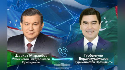 'Shavkat Mirziyoev Gurbanguli Berdimuhamedovni tabrikladi'ning rasmi