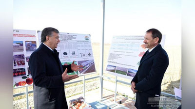 'Шавкат Мирзиёев хорижлик инвесторлар билан мулоқот қилди 'ning rasmi