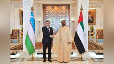 Изрображение 'ВИДЕО: ПЕРЕГОВОРЫ ПРЕЗИДЕНТА УЗБЕКИСТАНА И ПРЕМЬЕР-МИНИСТРА ОАЭ'