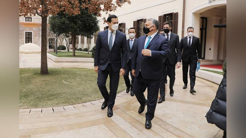 Изрображение 'Премьер-министр Венгрии Виктор Орбан принял вице-премьера Узбекистана Сардора Умурзакова'