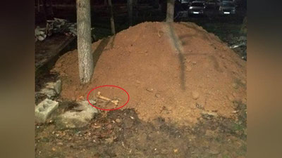 Изрображение 'Грунт с человеческими костями с кладбища: хокимият столицы объяснил снимки'