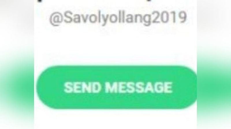 'Savol yo`llang, javob beramiz!'ning rasmi