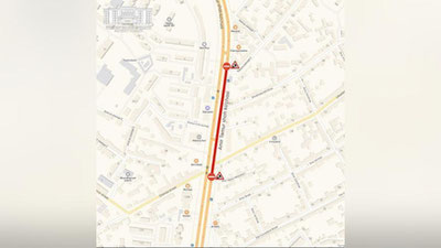 Изрображение 'Ограничение движение на улице Амира Темура продлили'