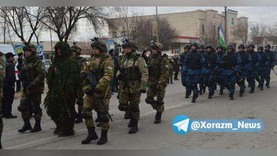 'Gurlanda harbiy parad o`tkazildi'ning rasmi