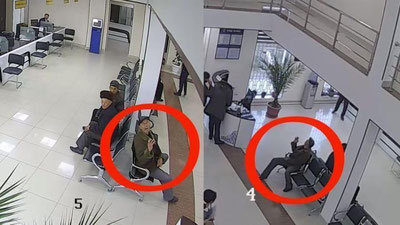 'Buxoroda Milliy gvardiya xodimlari bankda tutqanog`i tutgan bemorni qutqarib qoldi'ning rasmi