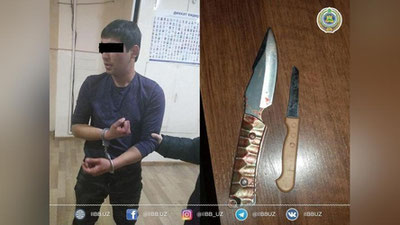 Изрображение 'В Ташкенте пьяный мужчина ранил ножом сотрудника Нацгвардии'