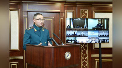 'Ichki ishlar vaziri o`rinbosari Azizbek Ikromov yangi lavozimga tayinlandi'ning rasmi