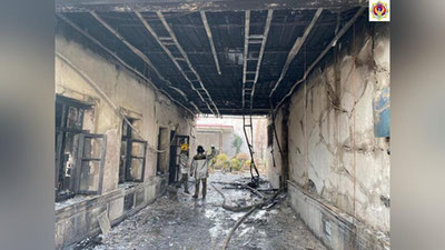 'Yunusobodda hovli butunlay yonib ketdi'ning rasmi