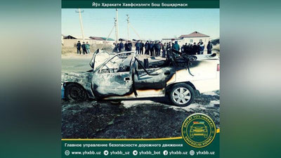 'Nukusda "Neksiya" traktor tagiga kirib ketib, yonib ketdi. Qurbonlarning shaxsi aniqlanmoqda'ning rasmi