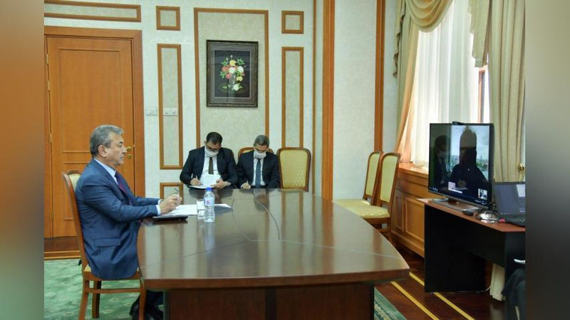 'Sodiq Safoev va Fulvio Martushello Evropa Ittifoqi bilan munosabatlarni rivojlantirish bo`yicha muloqot qildi'ning rasmi