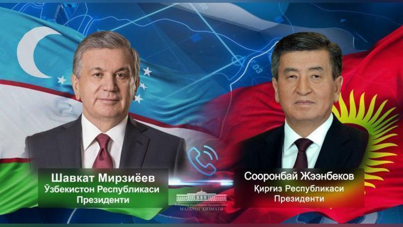 'Ўзбекистон ва Қирғизистон Президентлари телефон орқали мулоқот қилдилар'ning rasmi