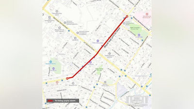 Изрображение 'На улице Буюк Ипак Йули проводят ремонт: водителей просят объезжать участок'