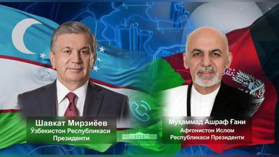 'O`zbekiston va Afg`oniston prezidentlari telefon orqali muloqot qildi'ning rasmi