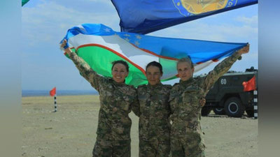 Изрображение 'Команда Узбекистана выиграла «Военно-медицинскую эстафету» на АрМИ-2020 (фото, видео)'