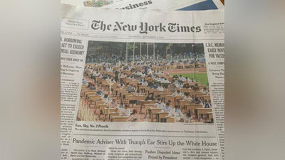 Изрображение 'New York Times и Euronews рассказали про тестирование абитуриентов в Узбекистане (видео)'