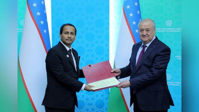 Изрображение 'Глава МИД Узбекистана принял нового Посла Бангладеш'