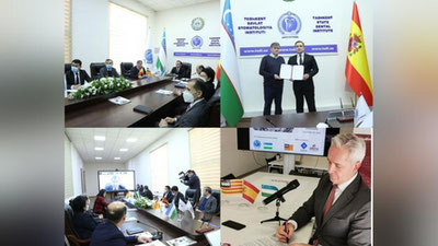 'O`zbekiston OTMlaridan biri Evropada birinchi bo`lib o`z filialini ochdi'ning rasmi