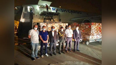 Изрображение 'В Узбекистан из Турции доставлена партия защитных средств для медиков (видео)'