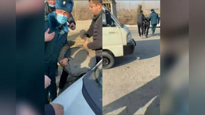 '“Tadbirkorning qo`lini qayirib” degan jumla noto`g`ri talqin qilingan. Ijtimoiy tarmoqlarda tarqalgan video bo`yicha Tergov departamenti rasmiy ma`lumot berdi'ning rasmi