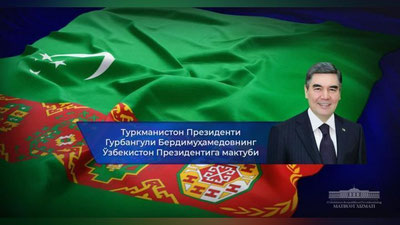 'Turkmaniston Prezidenti O`zbekiston Prezidentiga maktub yo`lladi'ning rasmi