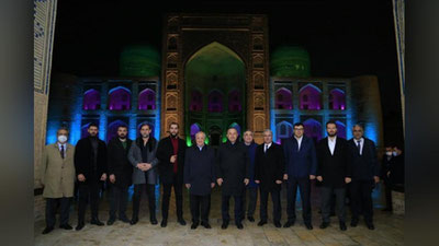 'Turkiya tashqi ishlar vaziri  Buxoroga tashrif buyurdi'ning rasmi