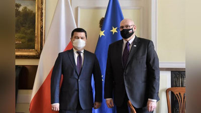 'Tashqi ishlar vaziri o`rinbosari Polsha Milliy Assambleyasining vise-spikeri bilan uchrashdi'ning rasmi