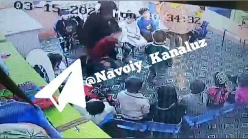 'Навоийда боғча опа болаларни калтаклади. Иш ИИБга оширилди (видео)'ning rasmi