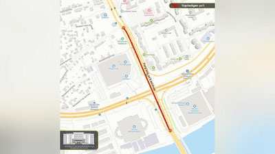 Изрображение 'С 1 апреля на три недели закрывают движение по Куйлюкскому мосту'