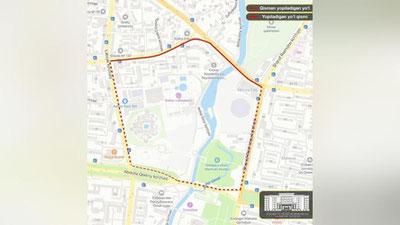 'Toshkentda 18 aprel kuni ba`zi ko`chalar to`liq yopiladi'ning rasmi