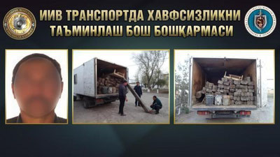 'Qoraqalpog`istonda yuk mashinada talon-toroj qilinayotgan 60 litr yoqilg`i mahsulotlari aniqlandi'ning rasmi