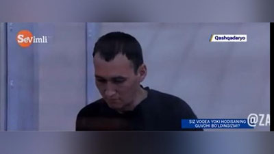 'Qashqadaryoda homilador xotini, qaynonasi va ikki bolakayni pichoqlab o`ldirgan erkak umrbod qamoq jazosiga hukm qilindi (video)'ning rasmi