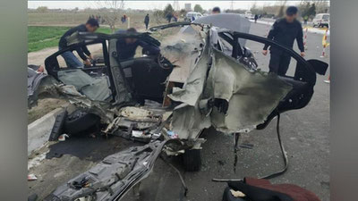 Изрображение 'В Сырдарье в результате взрыва баллона в "Ласетти" погибли 2 человека (видео)'