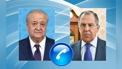 Изрображение 'Главы МИД Узбекистана и России обсудили подготовку визита Шавката Мирзиёева в РФ'