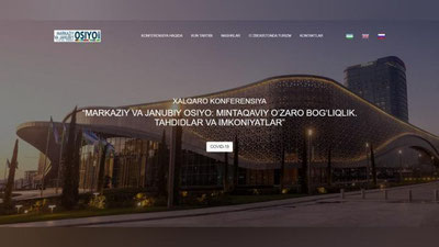 'Toshkent konferensiyasining rasmiy sayti ishga tushirildi'ning rasmi