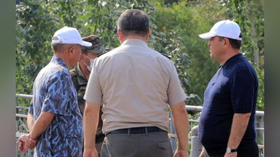 'Namangan viloyati hokimi seldan talofat ko`rgan Kosonsoyga etib bordi (foto)'ning rasmi