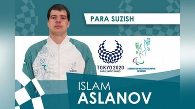'Bugun start olgan Paralimpiya o`yinlarining dastlabki kunida Islom Asanov para-suzish bahslarida bronza medaliga sazovor bo`ldi'ning rasmi