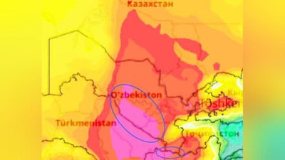 Изрображение 'В выходные дни на юге Узбекистана ожидается жара до +41'