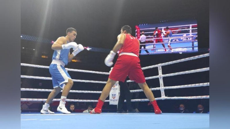 'Lazizbek Mullajonov ilk jangini muvaffaqiyatli o`tkazdi'ning rasmi