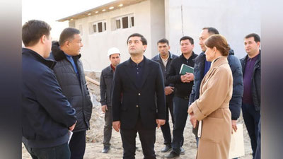 Изрображение 'Бахтиёр Саидов  первую поездку в качестве главы МНО совершил в Джизак'